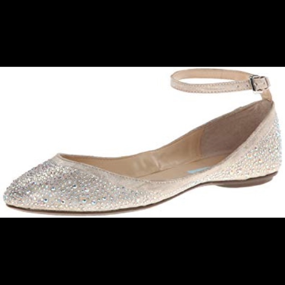 Betsey Johnson SB Joy champagne flats - 8